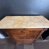 Secrétaire Style Empire bois massif - Plateau en marbre