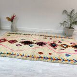 Handmade Moroccan Berber carpet 241x143 CM