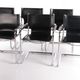 Vintage Set of 6 Tubular frame chairs