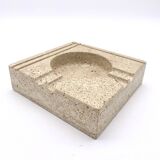 Vintage travertine ashtray, 1970s