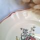 Large round dish Digoin Sarreguemines Model Lorraine
