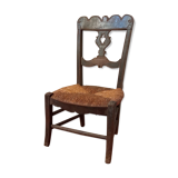 Mulched and sculpted chair, popular art of the 19th century
