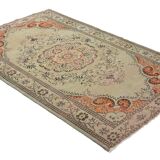 Tapis Oushak Ancien – Motifs Floraux, 174 x 274 cm