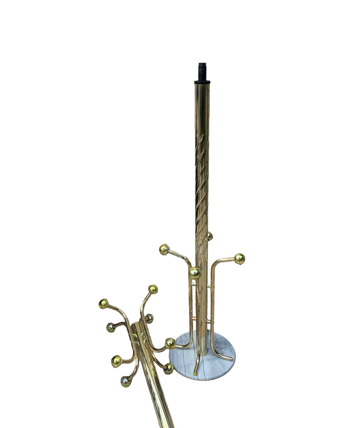 Vintage metal parrot coat rack