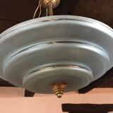 Art Deco pendant lamp in glass period 1930 1940