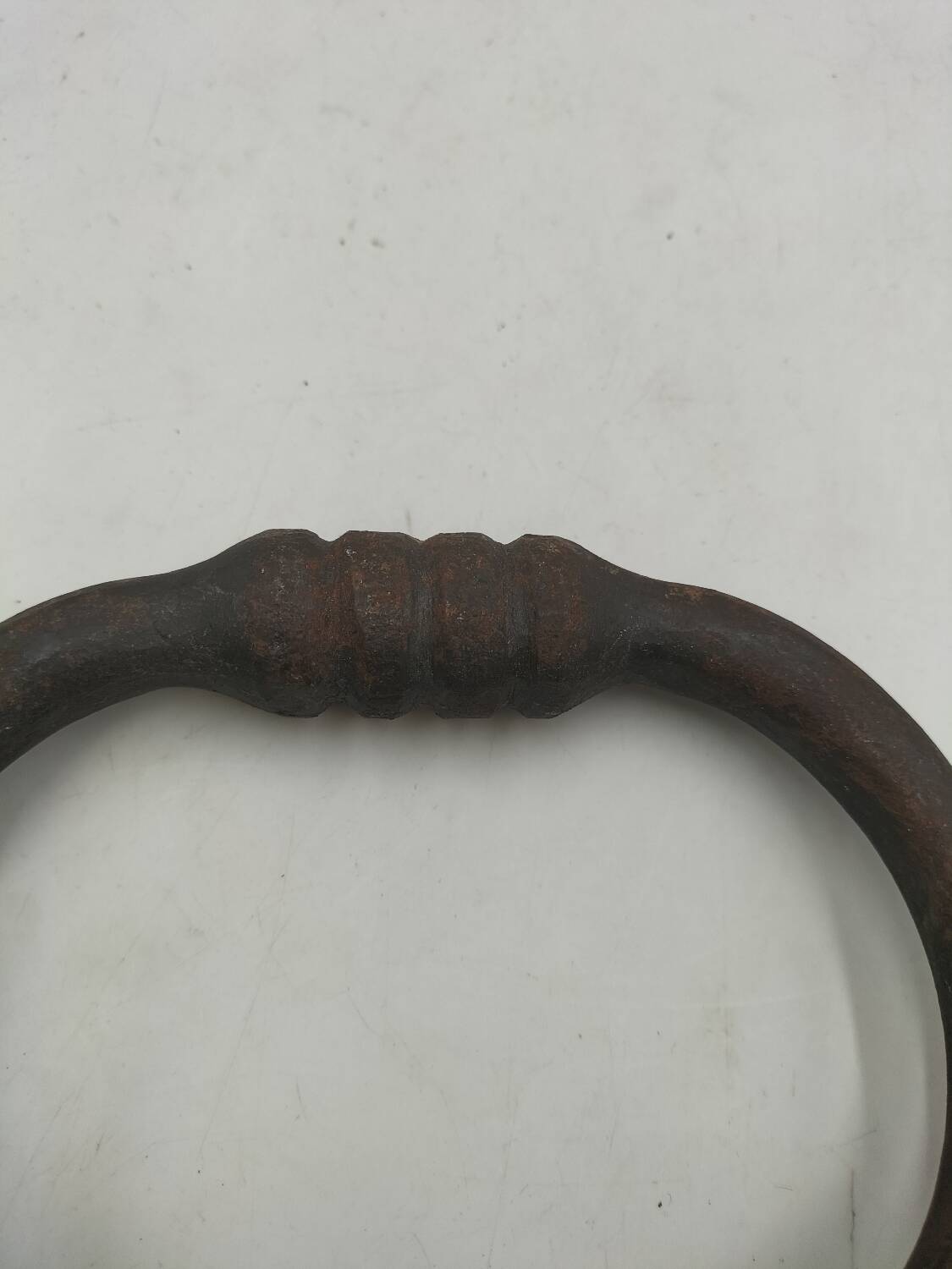 Old wrought iron door knocker
