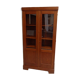 Vintage Dutch oak 2 door bookcase