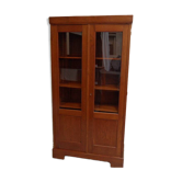 Bibliothèque vintage 2 portes en chêne hollandais