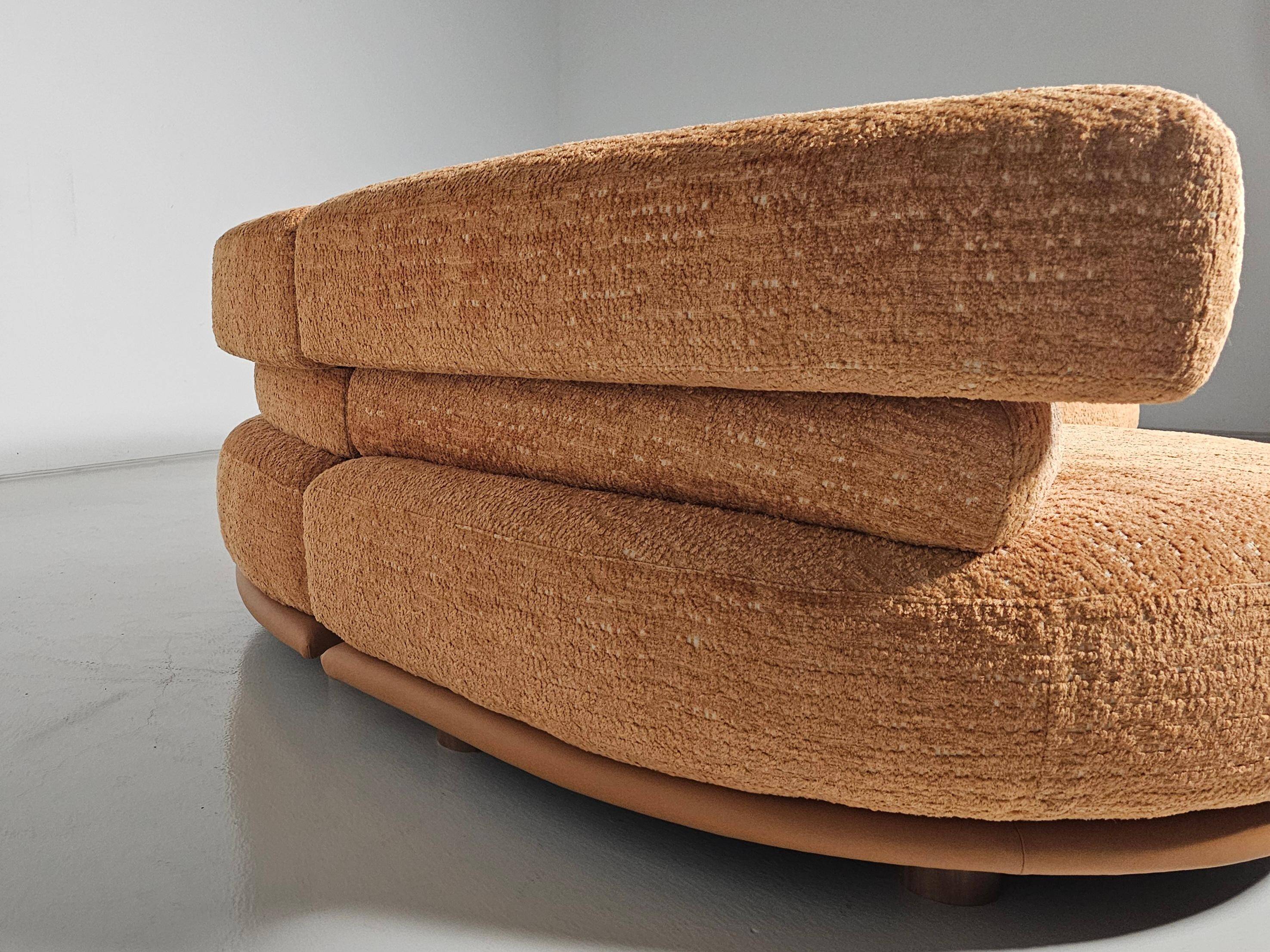 Sculptural canapé by Wiener Werkstätte, Austria, 1980s