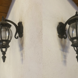 Industrial style wall lamps