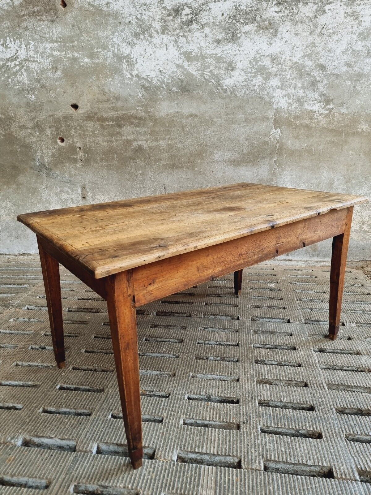 Antique farmhouse table French dining table