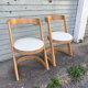 2 Restored Baumann Chairs (model Alpha)