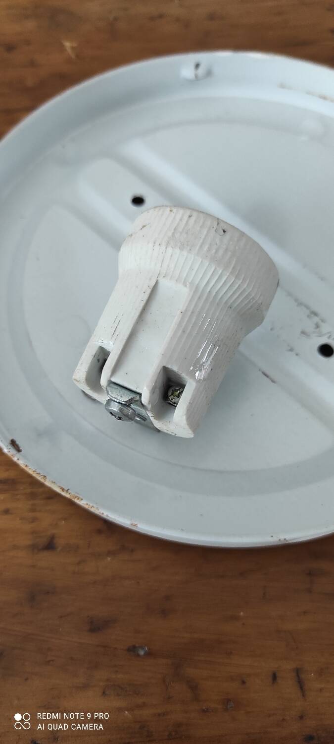 Vintage Glass Wall/Ceiling Light