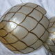 Set of 2 mother-of-pearl wall lamps, 1970s