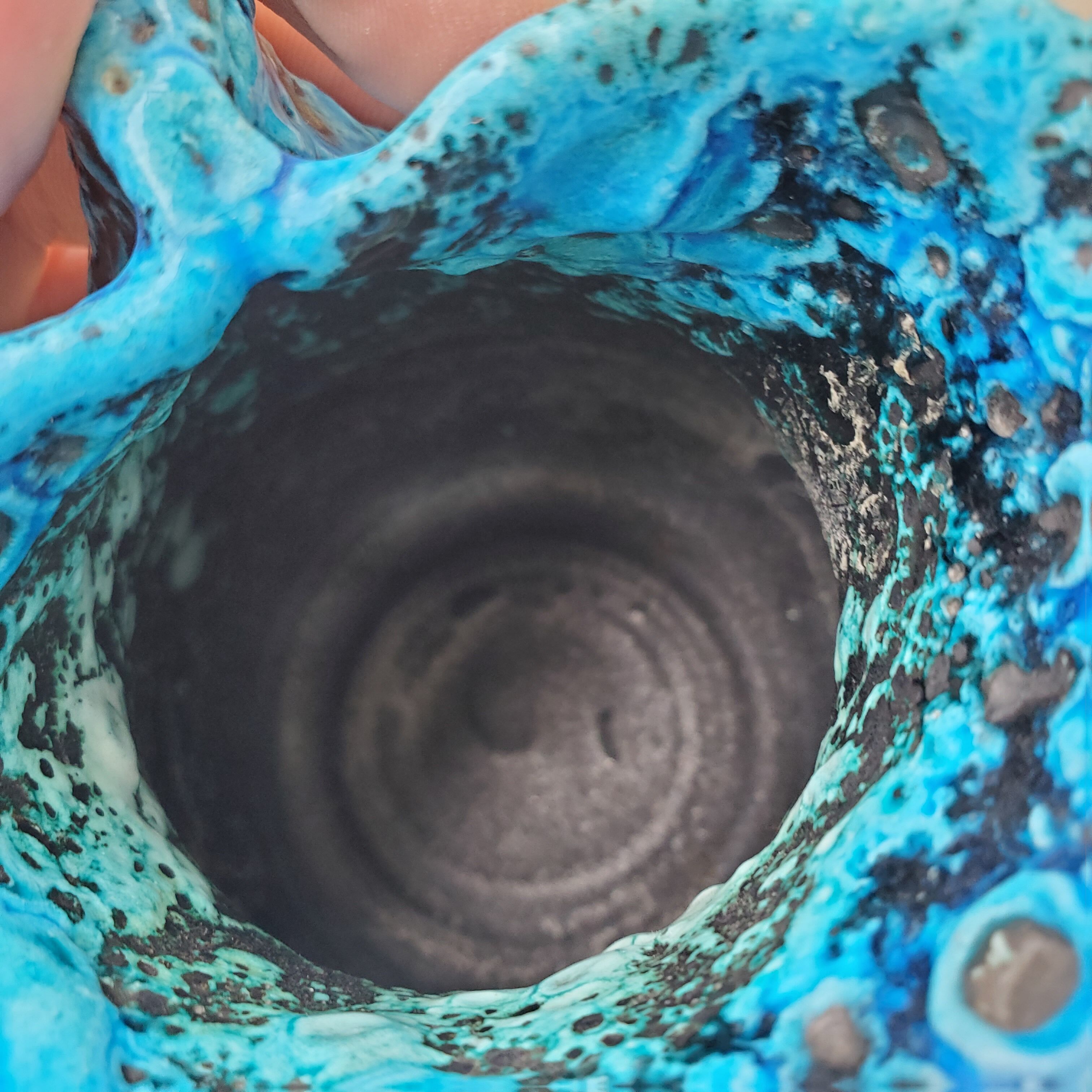 Fat Lava ceramic vase pitcher