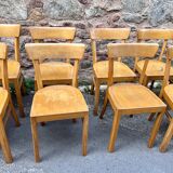 Fischel Thonet Baumann style bistro chair series