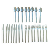 ensemble de couverts strateg d’ikea, années 1970, 24 pieces