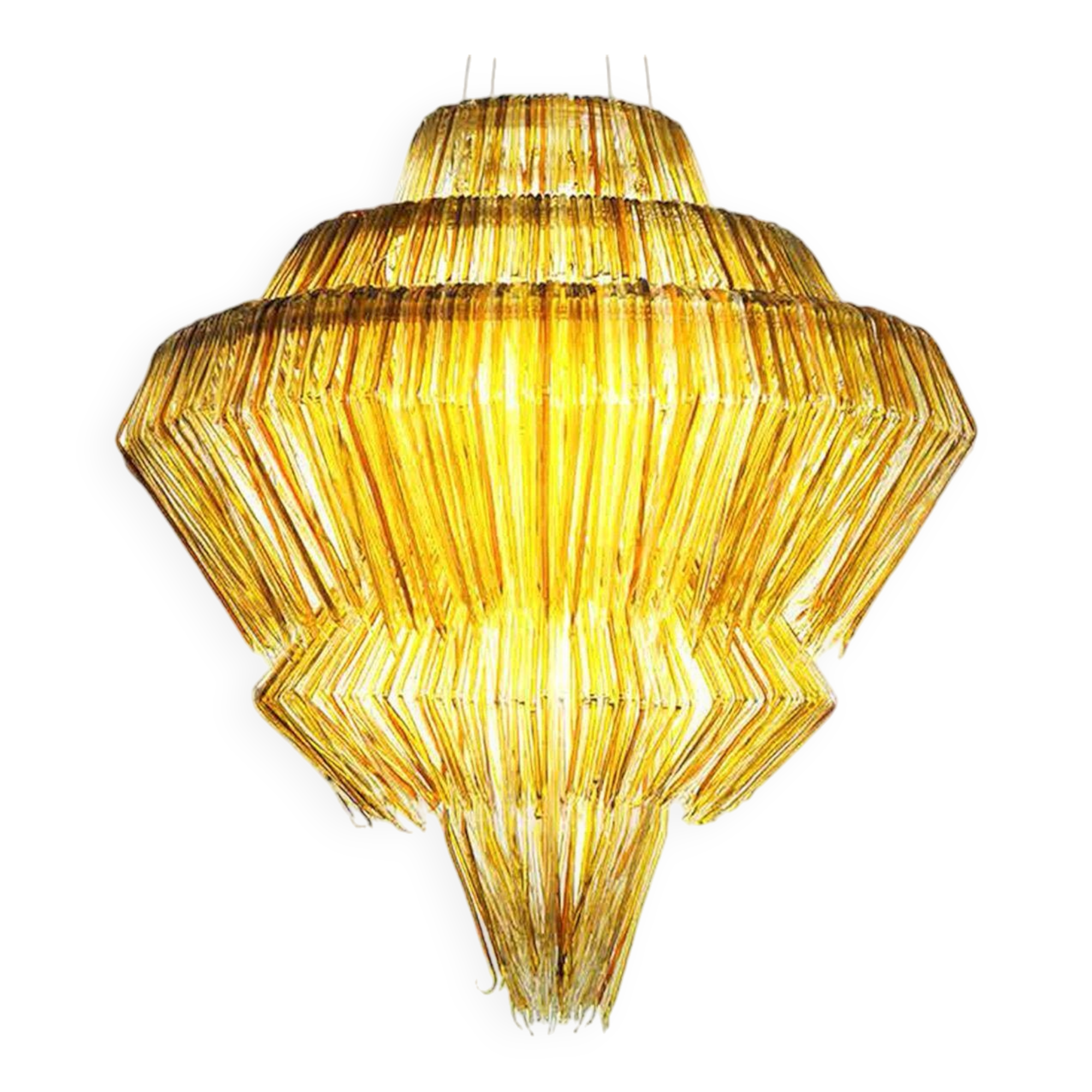 Contemporary Jacopo Foggini Mod Brilli Gold Methacrylate Italian Chandelier