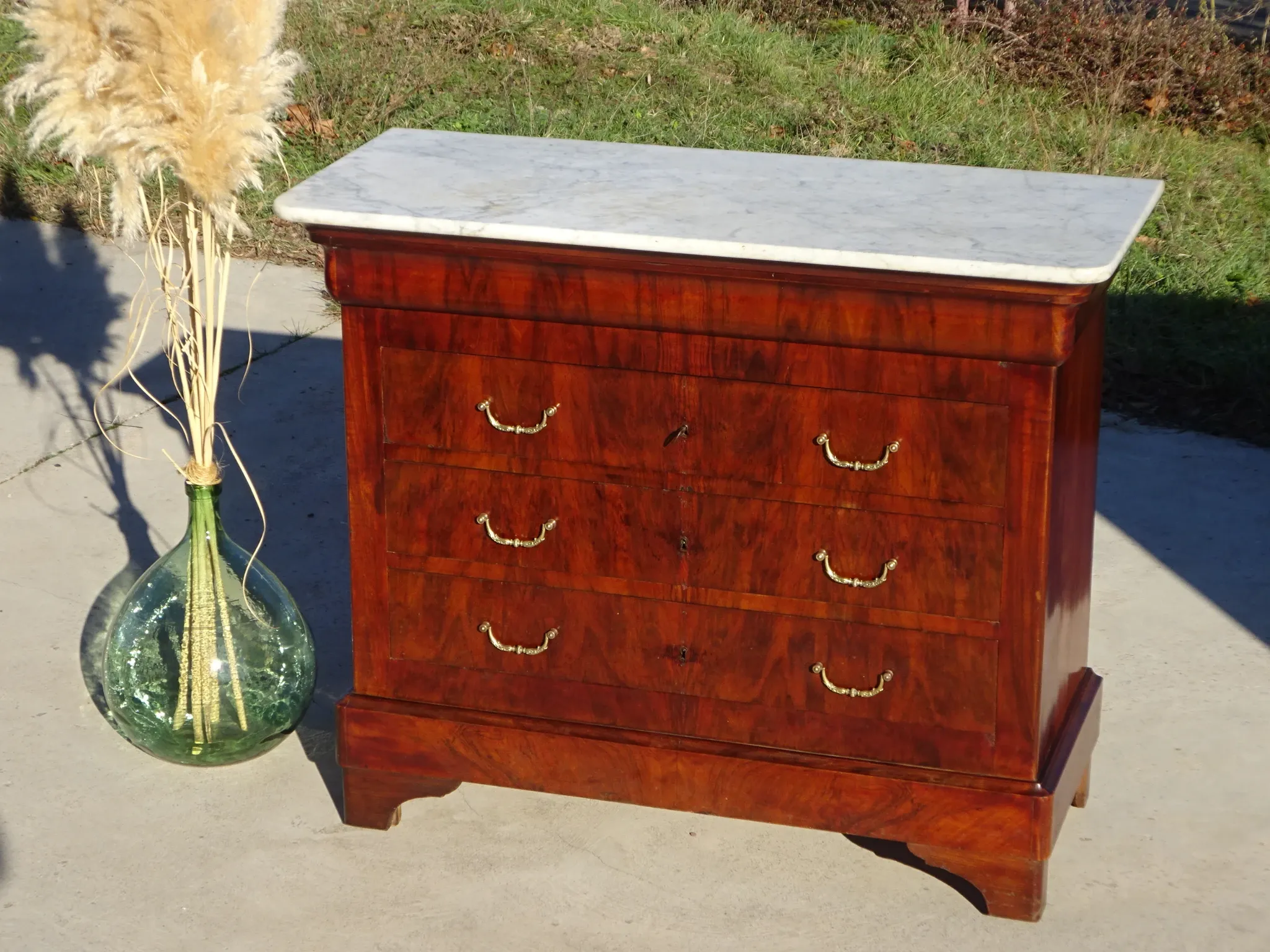 Commode style Louis Philippe en acajou