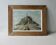 Oil painting on cardboard, Mont Saint Michel 1940s