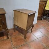 Pair of vintage 1960s oak bedside tables