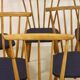 Set of 6 vintage Scandinavian chairs with bars from the 60s. Ref SINNO