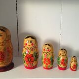 Vintage Russian nesting dolls