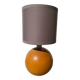 Turned wooden ball lamp 1990
