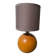 Turned wooden ball lamp 1990
