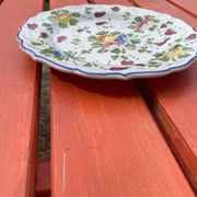 Old floral plate TIALY
