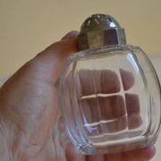 Art Deco glass sugar bowl from Czechoslovakia