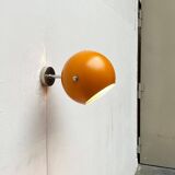 Mid-century Danish space age yellow ball wall lamps by Louis Poulsen, 1960s, set of 3.