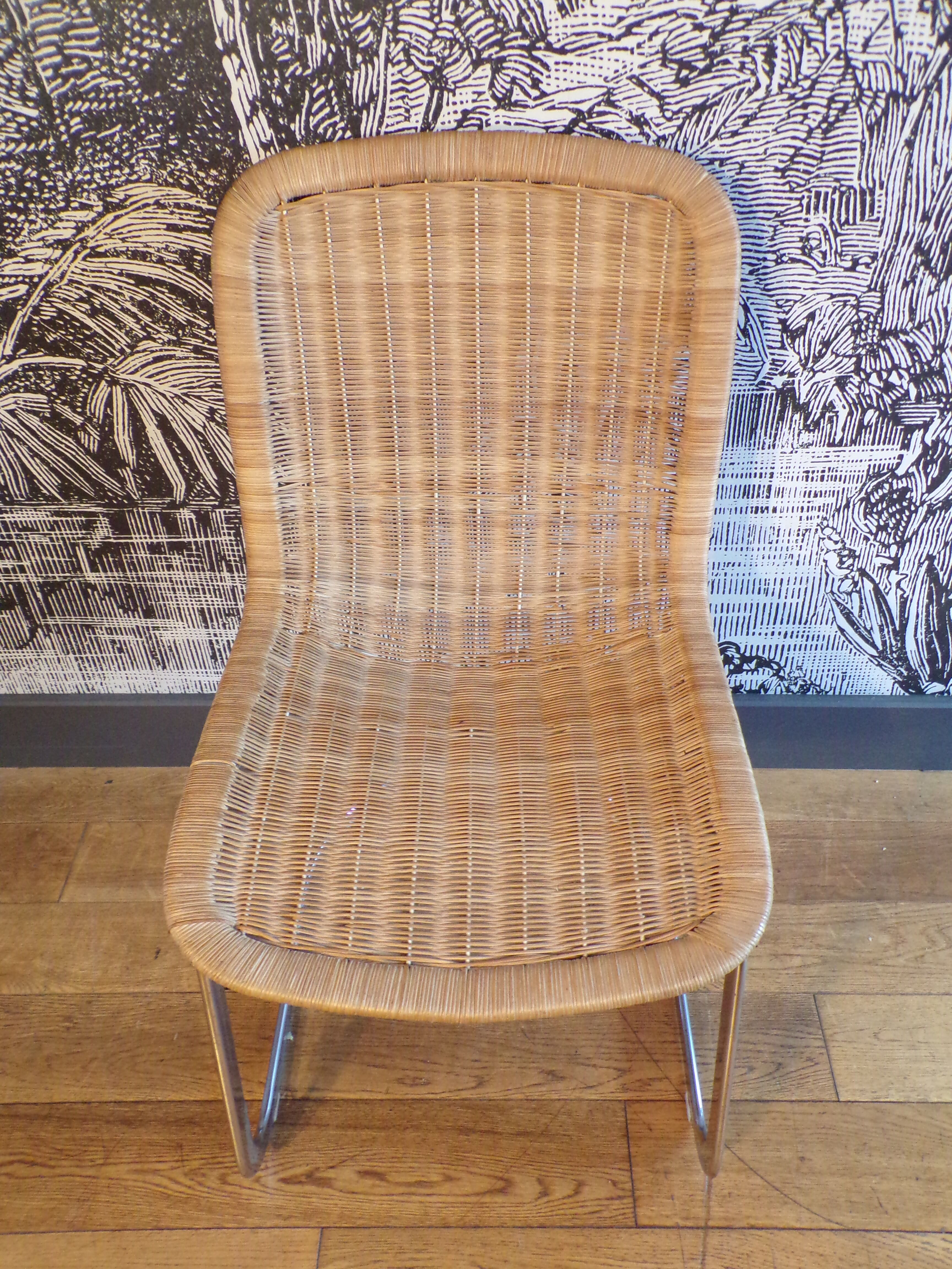 Rattan chair for Cidue
