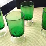 6 wine glasses Cavalier model 70s Luminarc