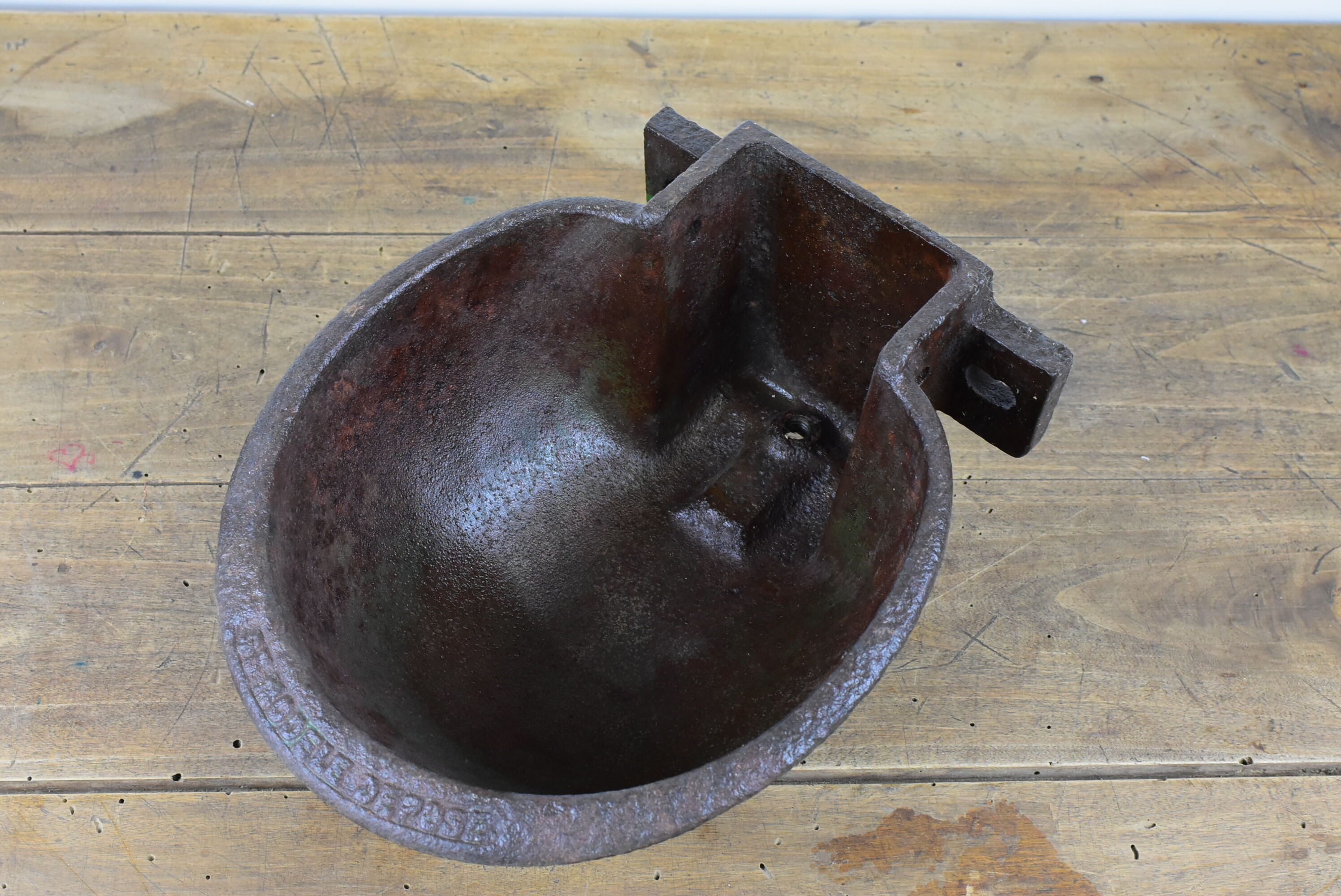 Cast iron water trough