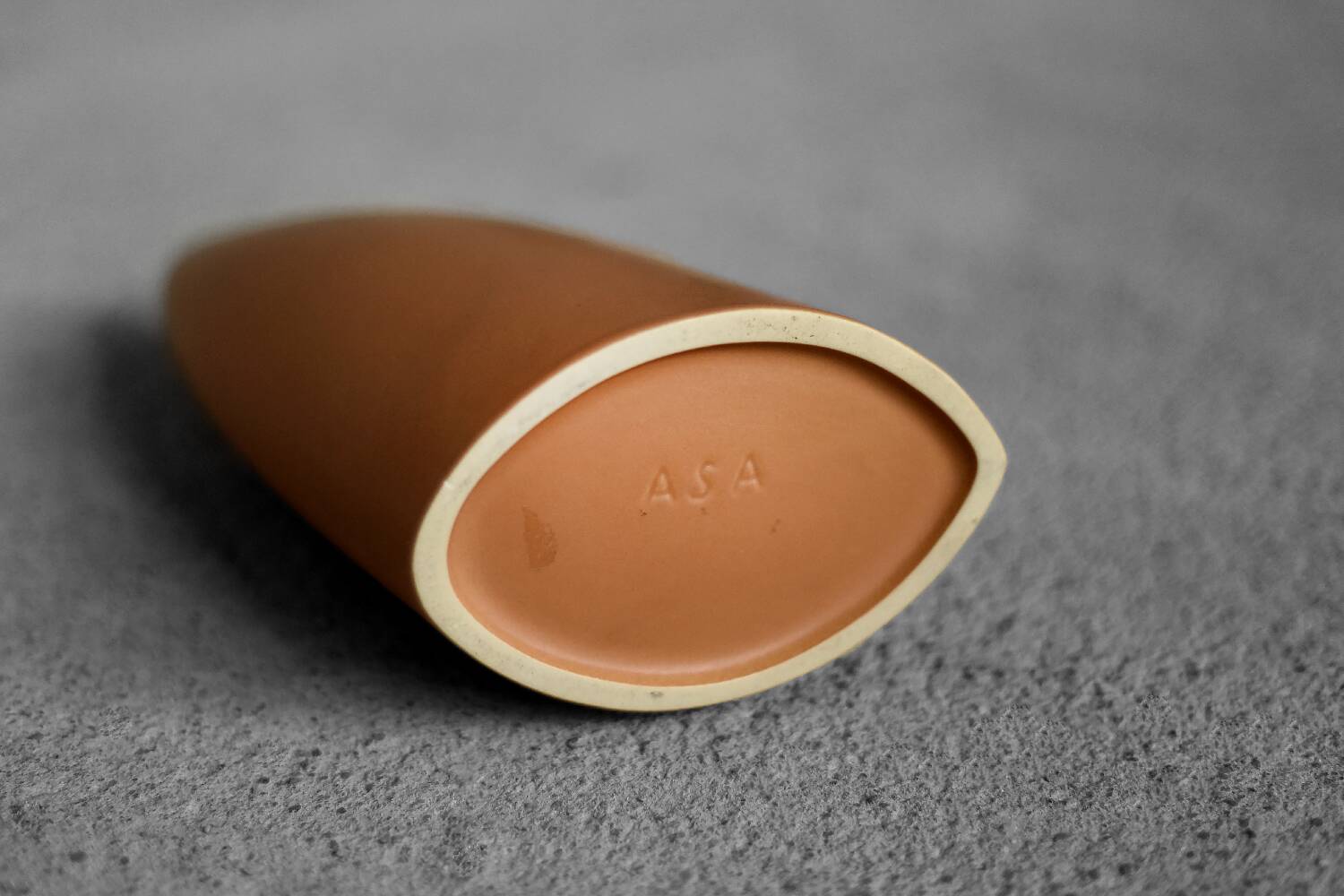 Modern Brick Red Stoneware Vase by Asa Selection, Germany, 1980s
