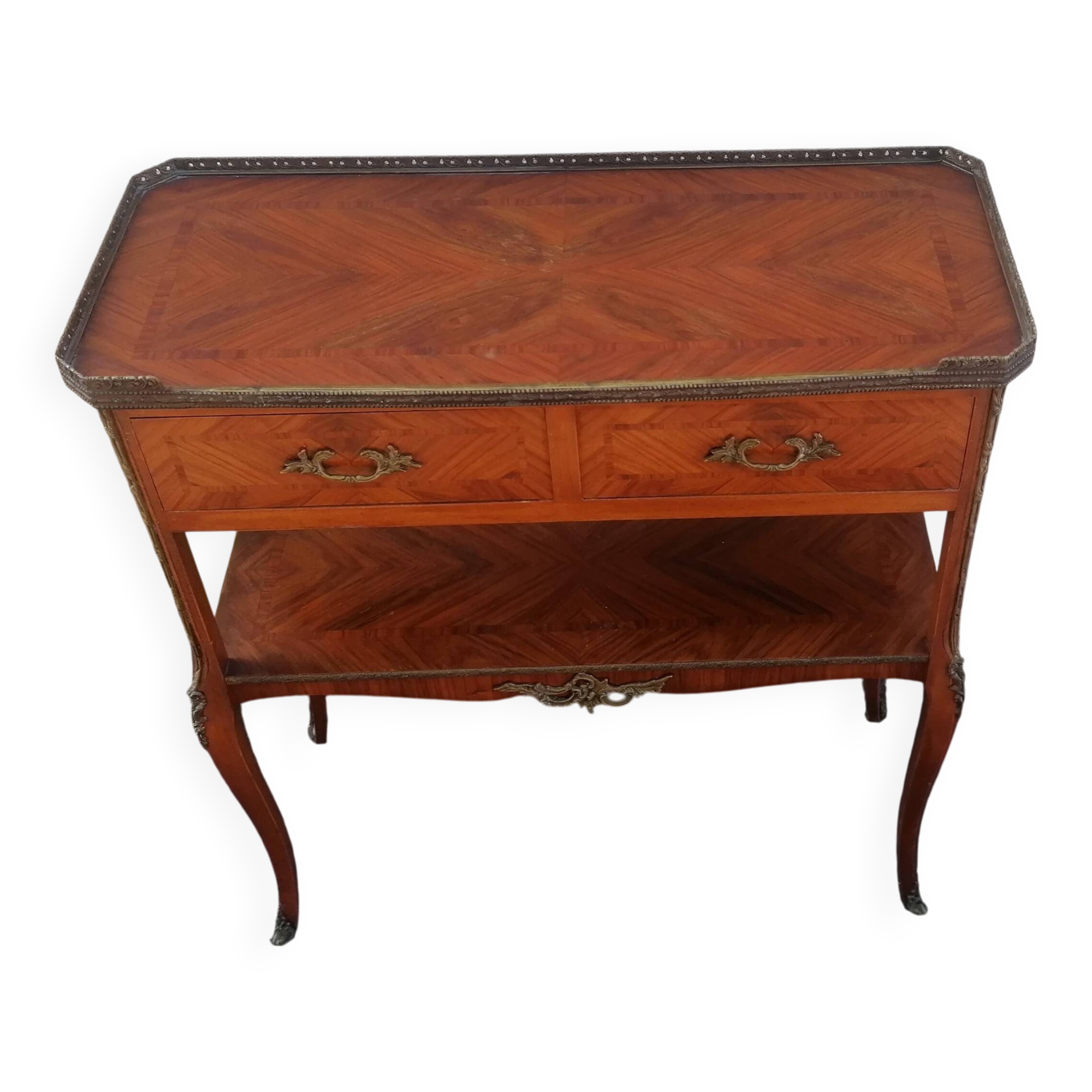 pretty Empire style marquetry console