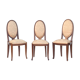 Suite de 3 chaises Art Nouveau