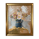 Gouache painting "floral composition" signed G. Duran + frame