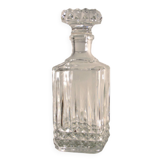 Vintage cut crystal whiskey decanter