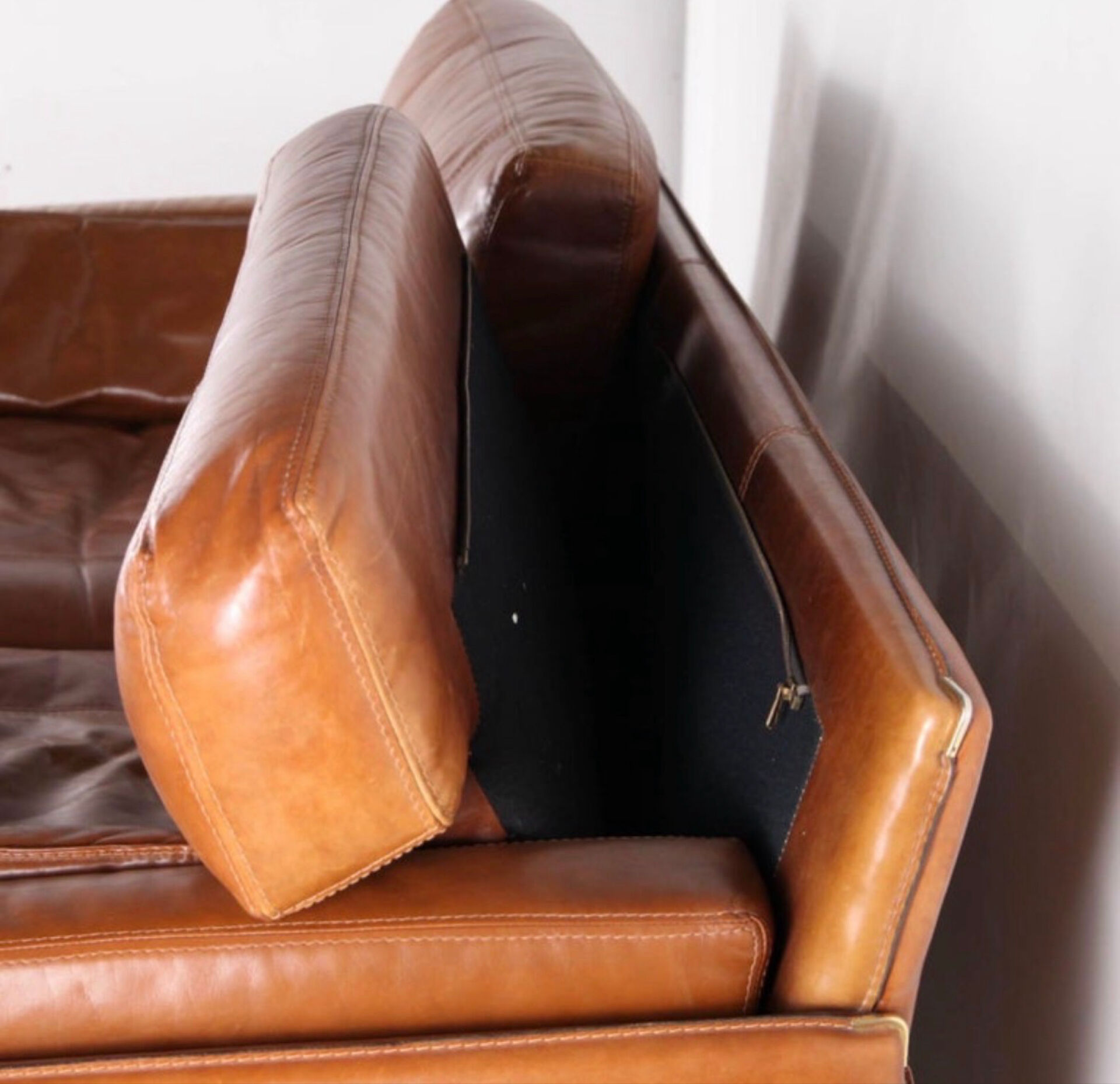 Canapé cuir 3 Roche Bobois