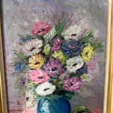 Tableau nature morte fleur