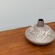 Large vase in German pottery from the mid-century with a crane ornament from Cortendorf.