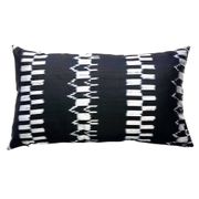 Black and white Shan cushion