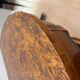 Biedermeier demi-lune console in cherry wood & birch wood, Franconia, 1830