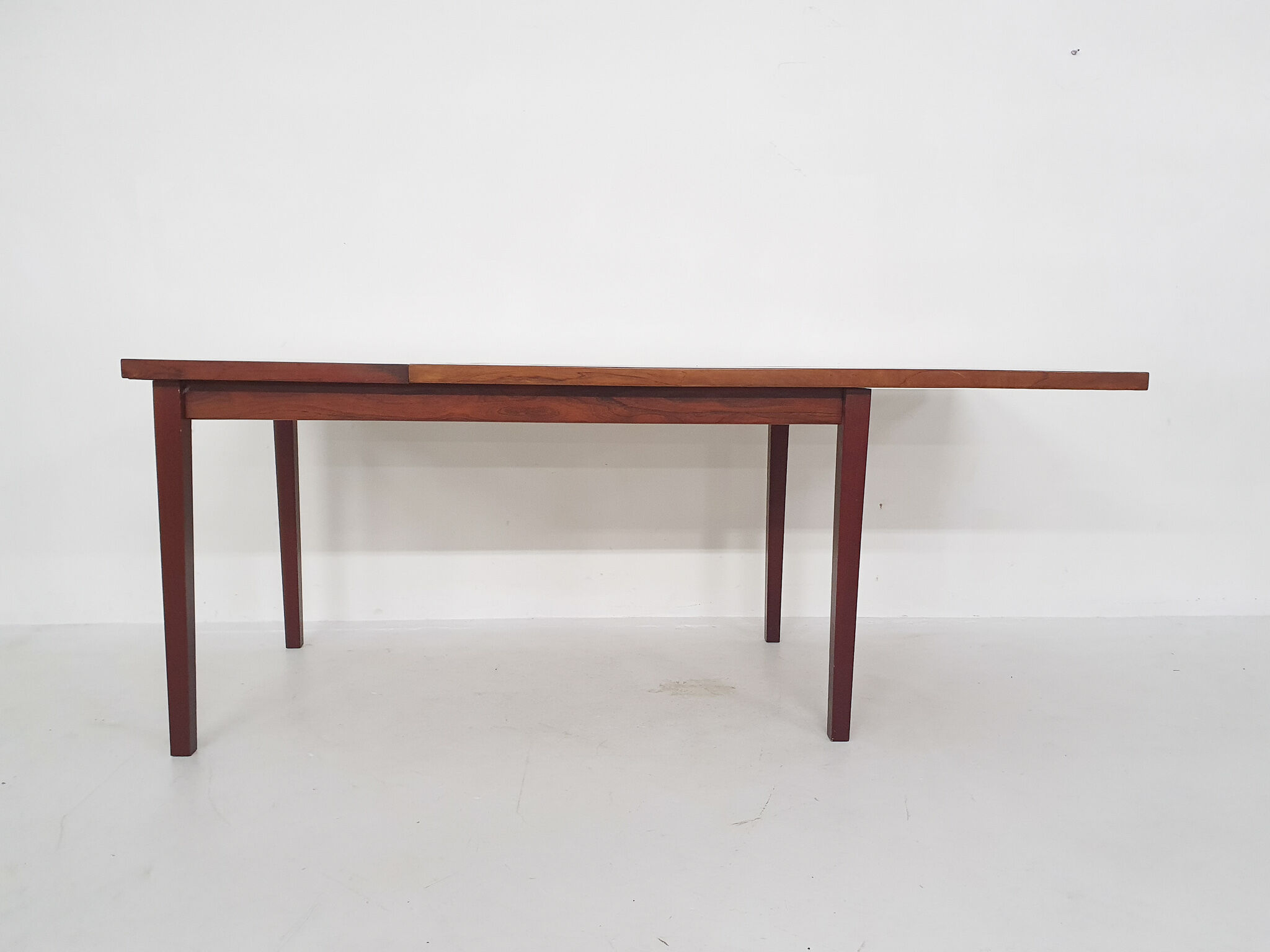 Rosewood dining table with one extension leave, 1960's