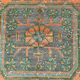 Tapis de couloir vintage antique orange corail, 74 x 334 cm