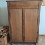 Vintage high sideboard in solid oak