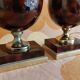 Modernist lamps Barbier style ceramic 1970