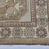 Handknotted Oushak Floral Rug sku 3441